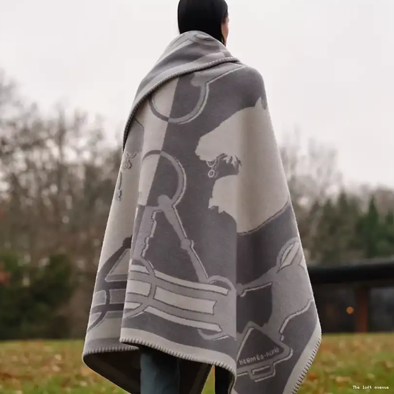 BLANKET HERMES WOOL THROW TATERSALE 0512